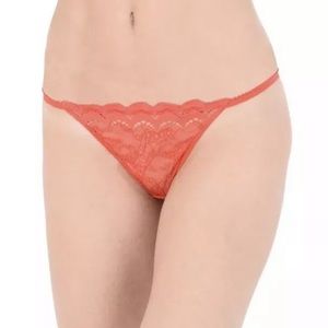 Heidi Klum Intimates Velvet Orchid Red G-String